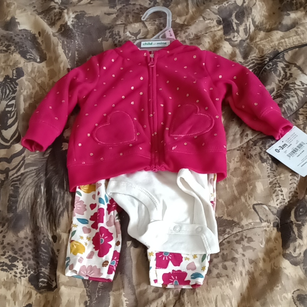 Infant 0-3 month 3 PC outfit